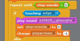 The sound when we miss a missile and it hits us