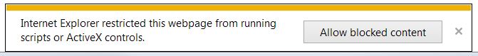 Blocked Content