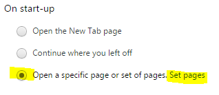 Choosing editing pages.