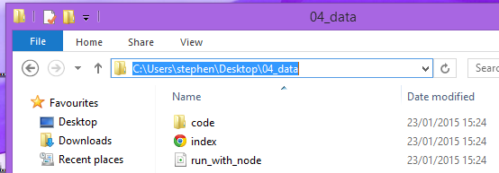 Using Alt-D in Explorer