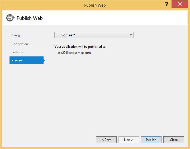 Final window before publishing