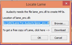 Missing Lame encodec