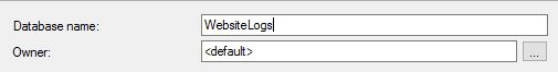 Me creating the database