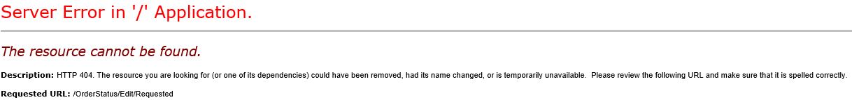Error Message