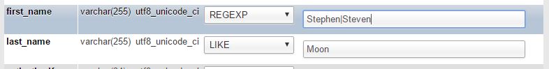 Using a regular expression