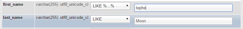 Using two fields and one wildcard search