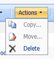 Copying item