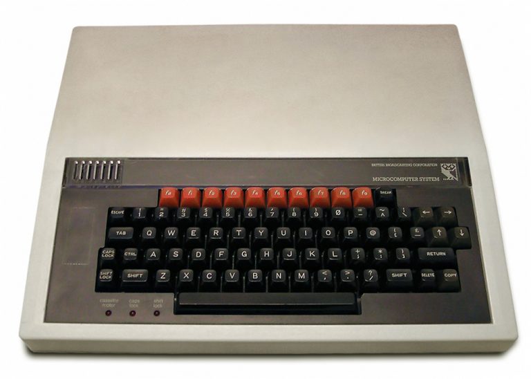 BBC Micro - Courtesy of https://upload.wikimedia.org/wikipedia/commons/3/32/BBC_Micro_Front_Restored.jpg