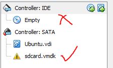 Where to place the VMDK file