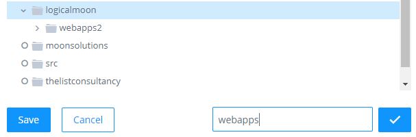 Adding a folder