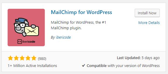 Mailchimp for WordPress