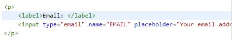 Editing HTML