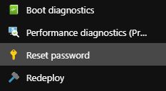 Resetting your password