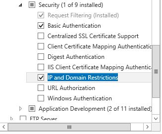 Choosing the features