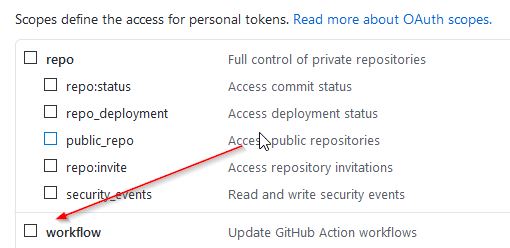 Workflow Permissions
